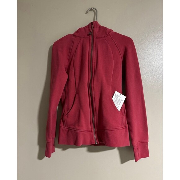lululemon athletica Tops - Lululemon “Vintage Rose” Scuba full zip 6